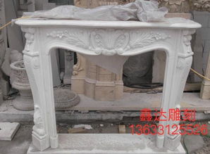 曲陽石雕藝術之光 鑫達石材雕刻廠的專業壁爐與工藝品